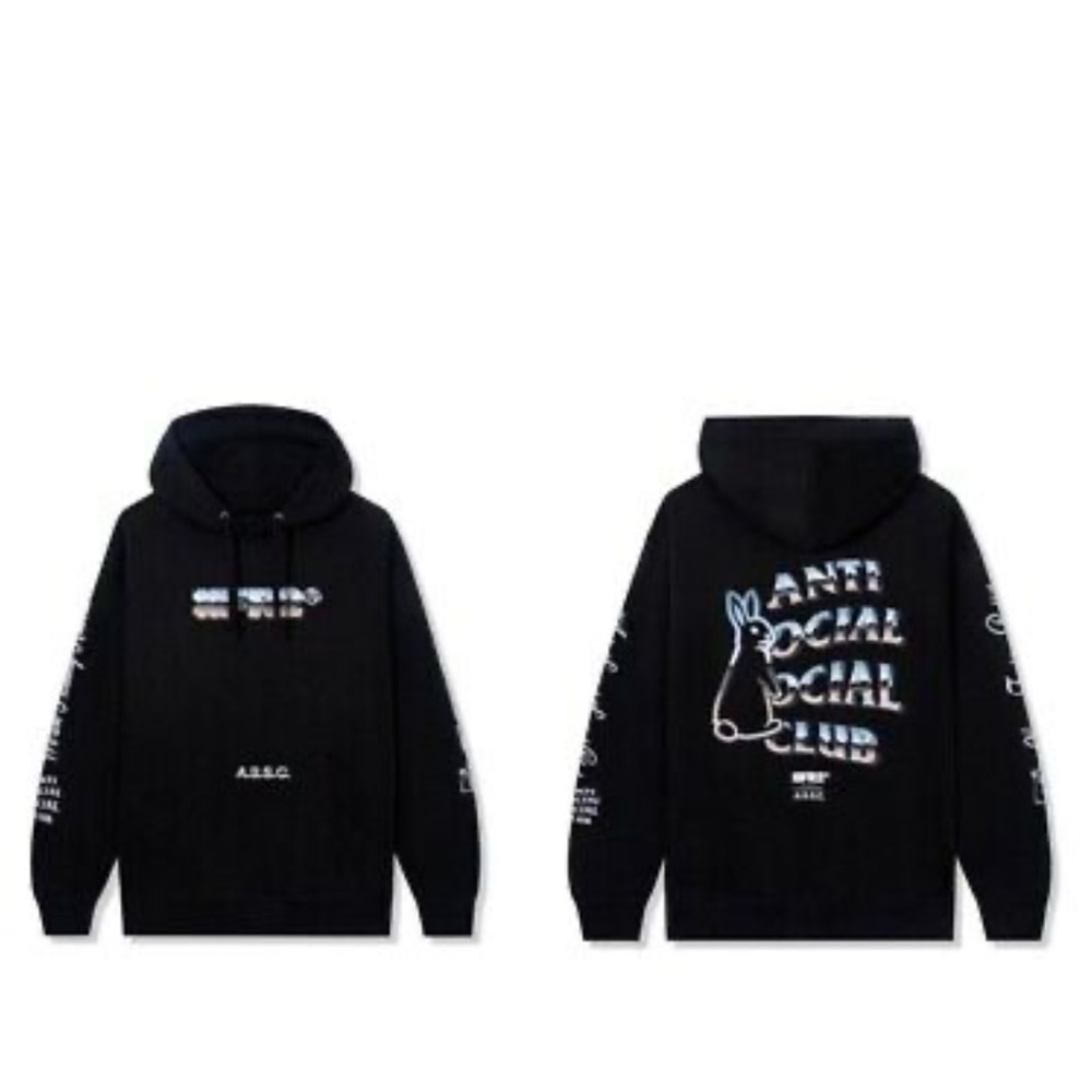 FR2 X ASSC Magnetism Hoodie Black sz XL • GUARANTEED AUTHENTIC • MEMBERS ONLY